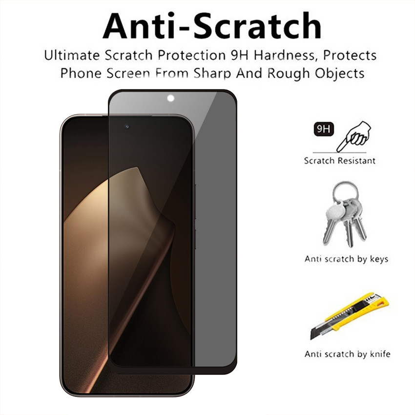 สําหรับ Xiaomi 15T Pro 15TPro Mi 2025 Anti-Spy Full Privacy Tempered Peek Glass Xiaomi15TPro Xiaomi15T ป้องกันหน้าจอเต็มกล้องเลนส์ฟิล์ม Class Scratch 9H ความแข็งฝาครอบ ราคา ถูกที่สุด ดีลบีเคเค แกลเลอรีภาพที่ 2