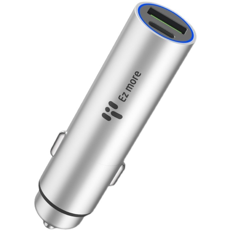 Xiaomi Youpin Ez เพิ่มเติม Ez เพิ่มเติม Car Charger 47W Ultra Fast Charge PD และ QC3.0 พอร์ตคู่กําลั