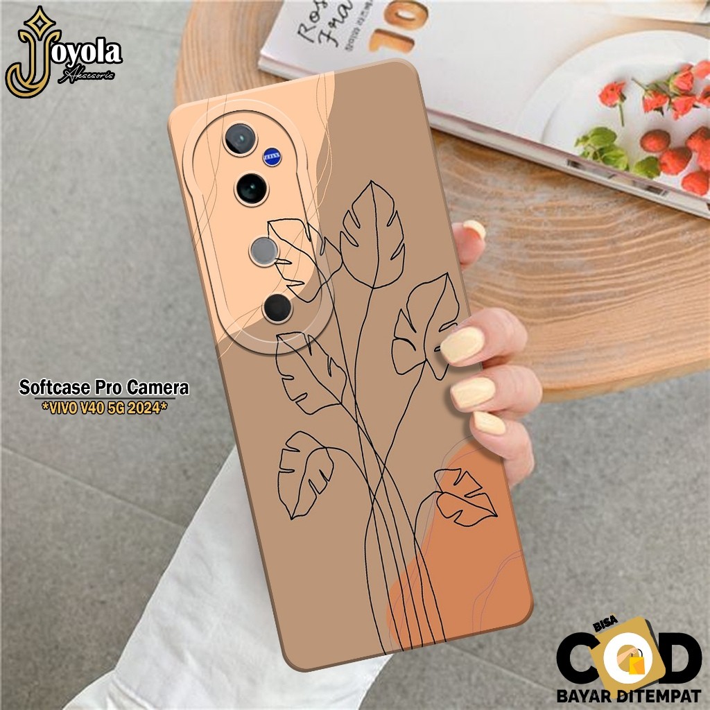 HP เคส VIVO V40 5G 2024 ล่าสุด - รูปแบบเคสแฟชั่น - เคส VIVO V40 5G 2024 Softcase - กล้อง Pro - เคส V
