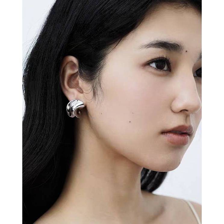 LULU Deviva 925 needle (ML-028) ต่างหู ก้านเงิน(S925)