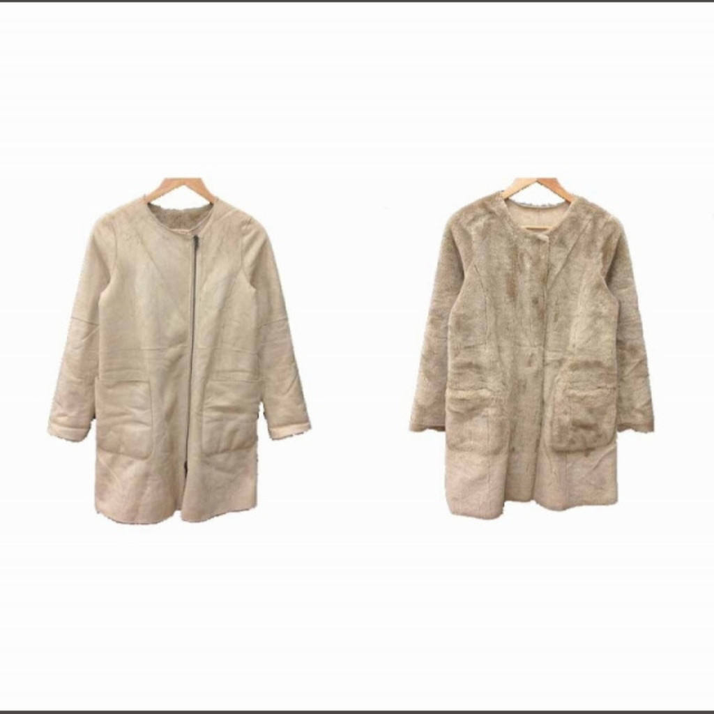 Jewel Changes Jacket fake Mouton reversible Rose Direct from Japan Secondhand