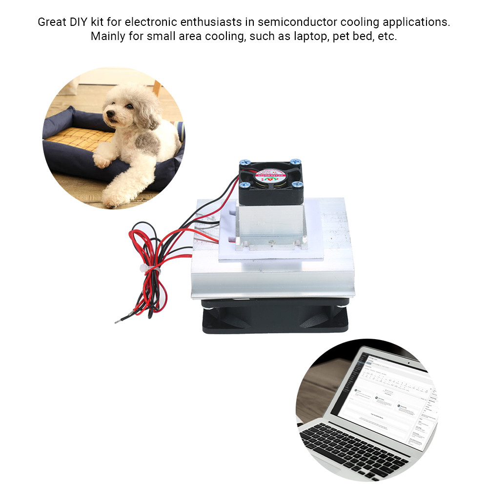 Ufriend Yosoo SEMICONDUCTOR แผ่นทําความเย็นประสิทธิภาพสูง DIY KIT สําหรับพื้นที่ขนาดเล็กในท้องถิ่น