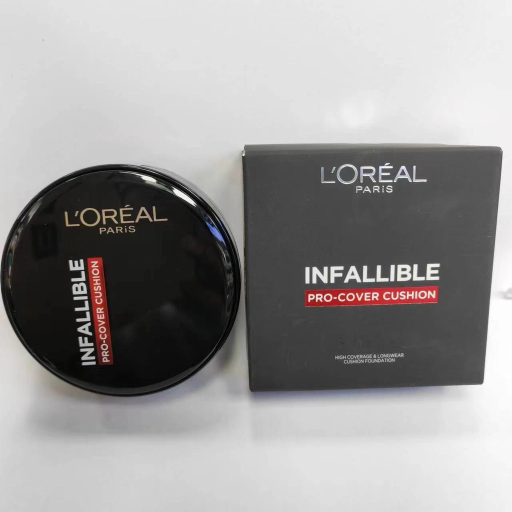 LOreal Black Fatty Cushion bb Cream คอนซีลเลอร์ Hold Makeup Liquid Foundation Matte Moisturizing Mat
