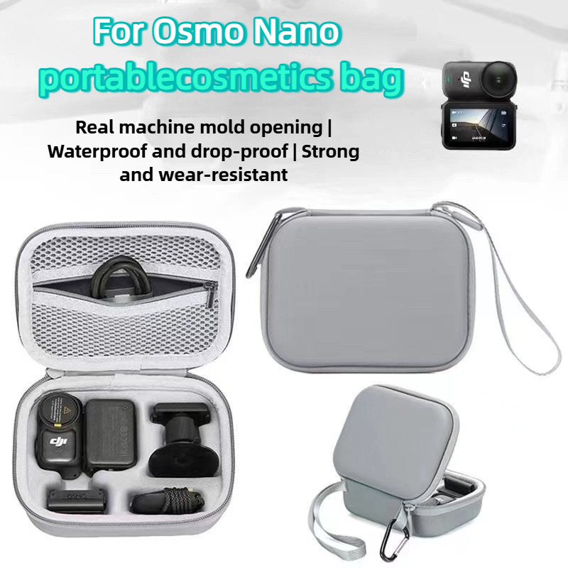 สําหรับ DJI OSMO Nano Storage Case กระเป๋าพกพากล่องกล้องกีฬาครบชุด Hand in Hand To Hold Bag