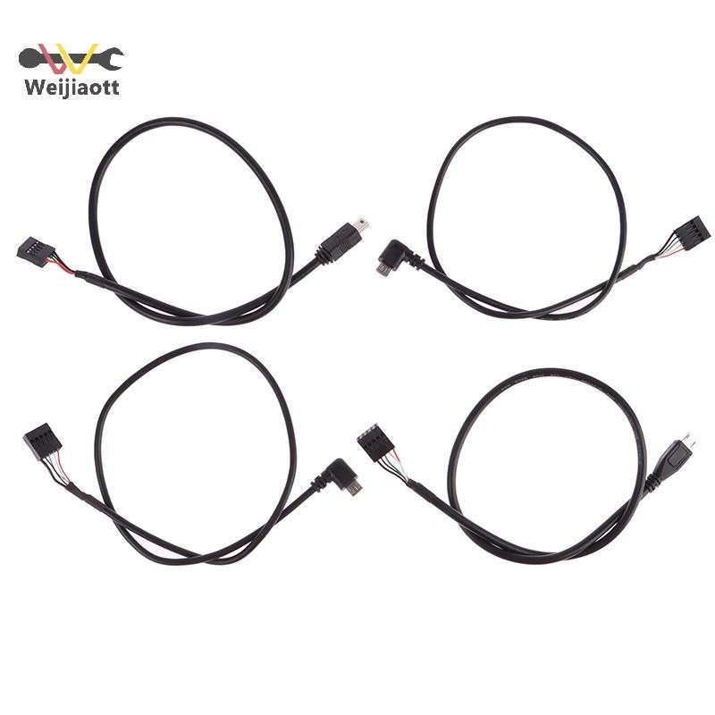[Wjt] เมนบอร์ด PCputer 9P To Micro USB To DuPont 2.54mm 5Pin DuPont USB To Micro USB Data Cord อลูมิ