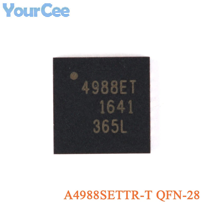 5 ชิ้น/1 ชิ้น A4988SETTR-T QFN-28 Micro-step มอเตอร์ 3D ชิป IC A4988SETTR A4988SE 4988ET A4988 QFN28