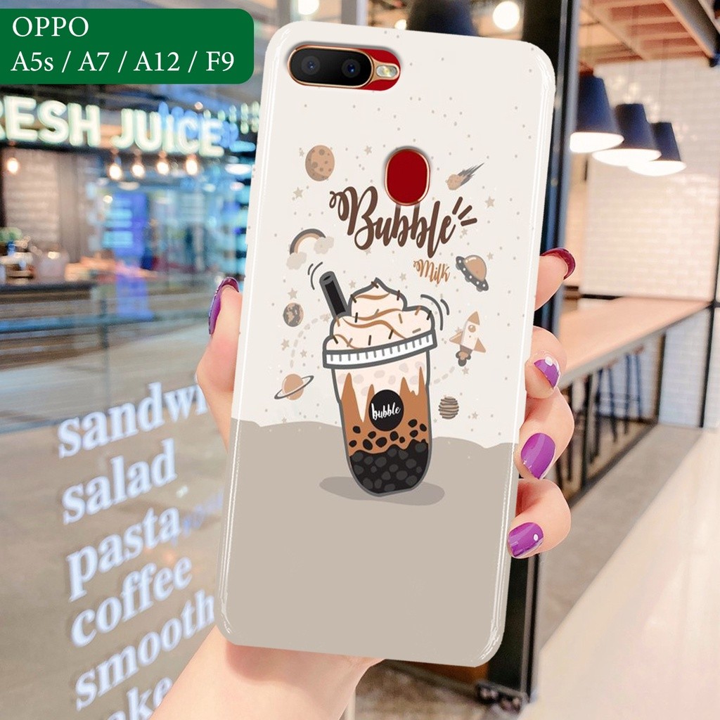 HP [H146] OPPO A5S A7 A12 F9 เคสและฝาครอบป้องกันสําหรับ Boba Doft Motif สําหรับโทรศัพท์มือถือทุกประเ