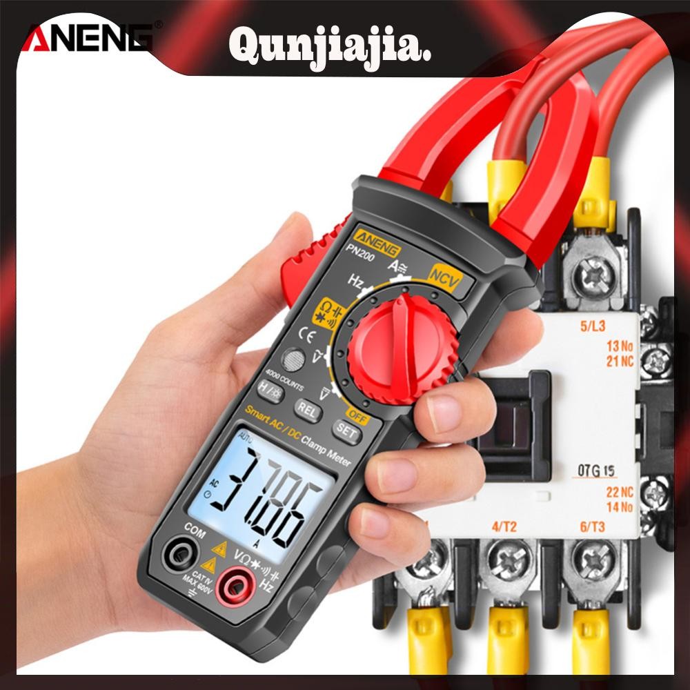🚚จัดส่งในกรุงเทพฯ🚚แคลมป์มิเตอร์แบบดิจิตอล 4000 นับแอมป์มิเตอร์มัลติมิเตอร์ Hz Capacitance NCV Ohm Te