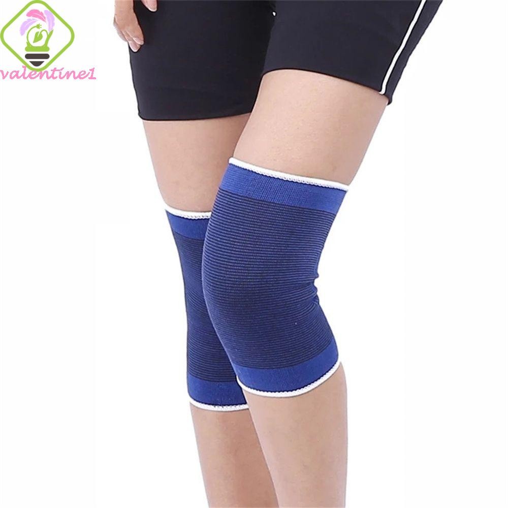 AVALENTINE สนับเข่ากีฬาปกป้องวิ่งพยุงเข่ารั้ง Blue Elastic Ankle Therapy Elbow Support