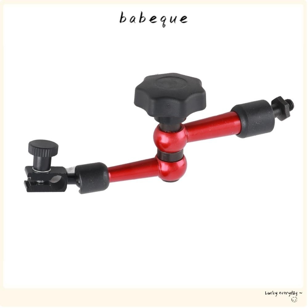 BABEQUE ขาตั้งแขนแบบยืดหยุ่น,อลูมิเนียมอัลลอยด์ M5 Thread Universal Base Holder, Precision Adjustabl