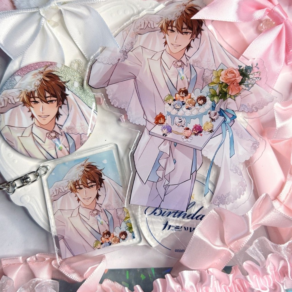 ใหม่ World Carnival Three-Week Ide Ide ชุดแต่งงาน Merchandise โบว์หน้าอกขาตั้งบาร์จี้ 10.9