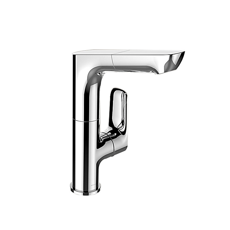 Leo K-31240T-CP หวีแบบดึงออกสไตล์ประณีตอ่างล้างหน้าก๊อกน้ําห้องน้ําก๊อกน้ําร้อนและเย็น