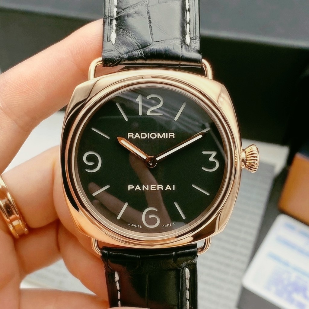 PPPpanraisee Lumino 18K Rose Gold PAM00231 นาฬิกาผู้ชาย 45mm
