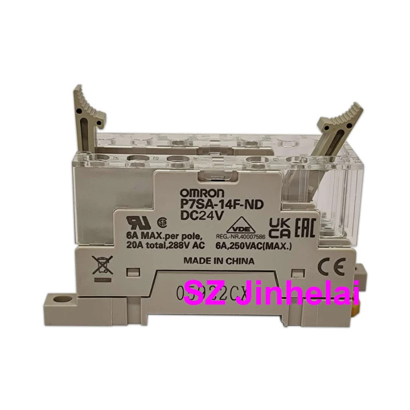 OMRON P7SA-10F-ND P7SA-14F-ND DC24V DC110V ของแท้ RELAY SOCKET 24VDC 110VDC