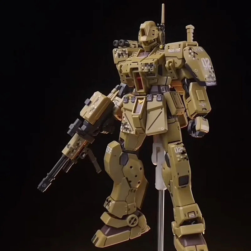 GM Spartan RGM-79 PB จํากัด HG 1/144 Desert สีประกอบรุ่น Action Figure เดสก์ท็อปตกแต่งของเล่นของขวัญ
