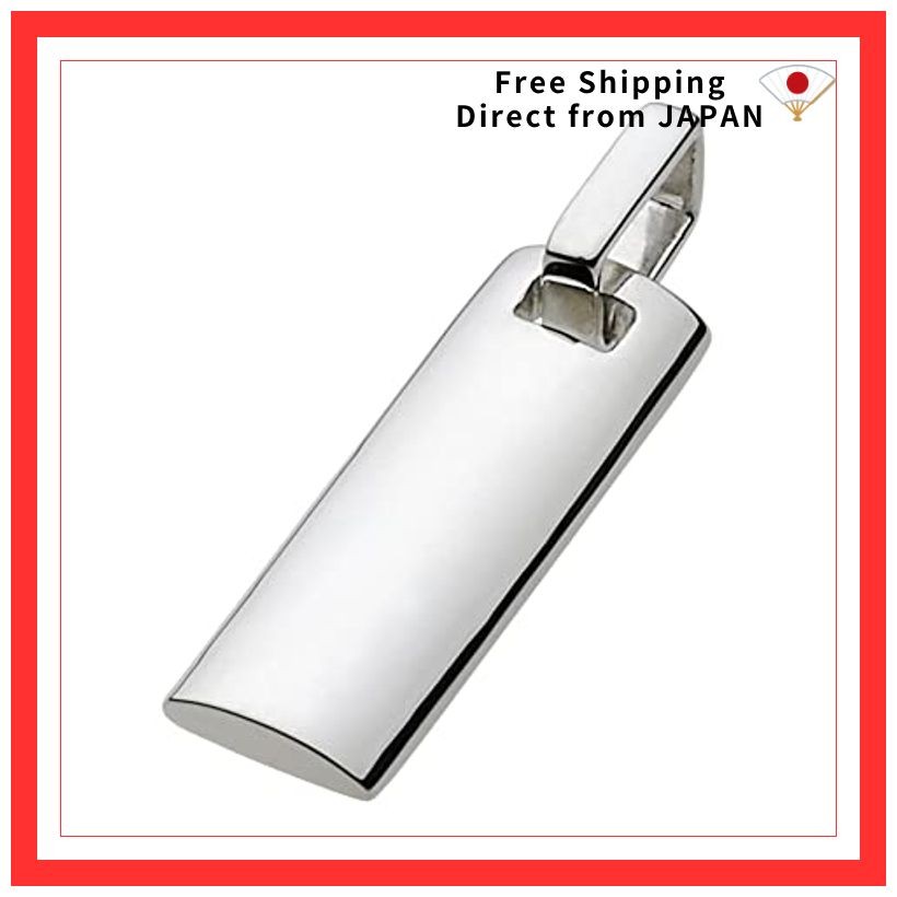 [Fig Mart] Simple Plate Pendant [Silver Accessory] fp0280