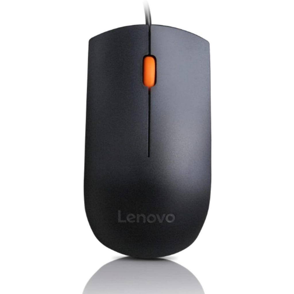 MOUSE (เมาส์) LENOVO 300 USB MOUSE 1600 DPI 1.8m- ของแท้ 1 ปี