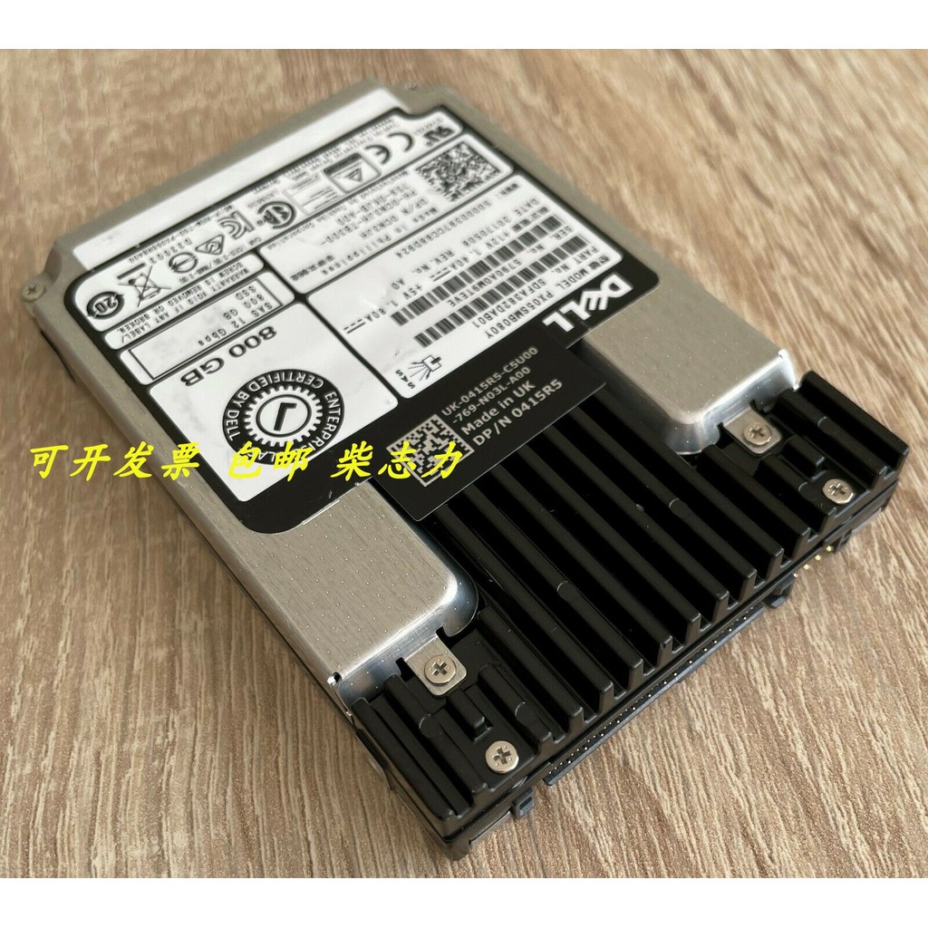 DELL R7515 R650 R6415 R640 R7425 Solid State Server ฮาร์ดไดรฟ์ 800G SAS SSD