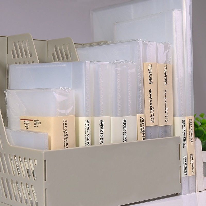 Muji muji อัลบั้มภาพ Js Burned General shop อัลบั้มเขียนนักเรียน PP โปสการ์ดสมุดเก็บ 17 ซม. 20 ซม. ภ