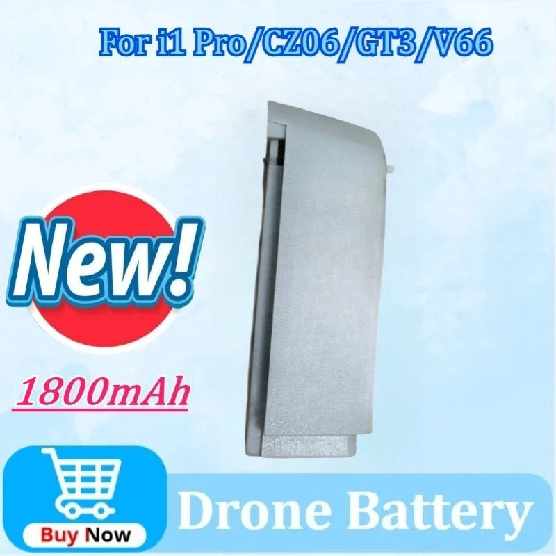 ใหม่ 3.7V 1800mAh เปลี่ยน Drone แบตเตอรี่สําหรับ I1 Pro/CZ06/GT3/V66 RC Quadcopter อุปกรณ์เสริมอะไหล
