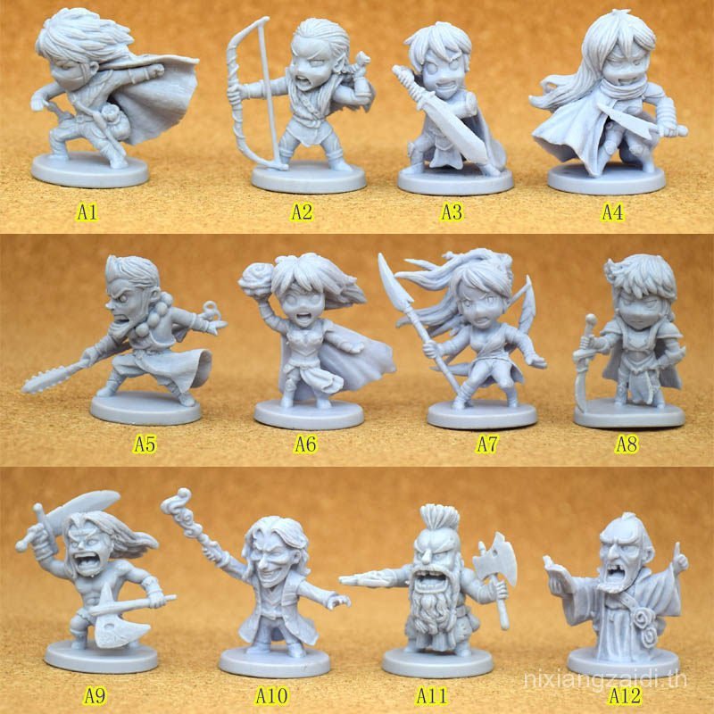เกมกระดานรุ่น Running Group สํารวจ Arcadia Wars Basic Edition Heroes 12 Complete Models HU5P