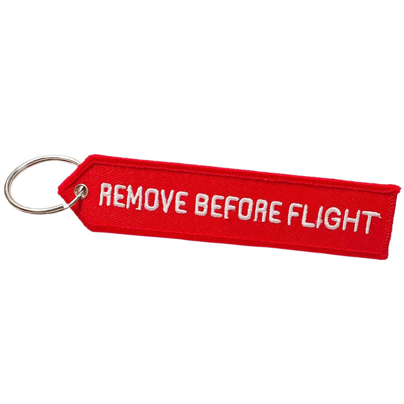 ฉันรักบิน|BEFORE FLIGHT REMOVE REMOVE BEFORE FLIGHT พวงกุญแจปักอากาศหัวสามเหลี่ยม