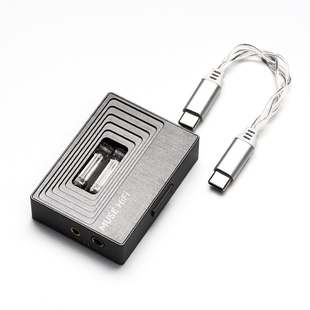 Muse HiFi M3 Ultra ES9028Q2M สูญญากาศแบบพกพา DAC และหูฟัง AMP สําหรับ Android, PC, แล็ปท็อป MuseHiFi