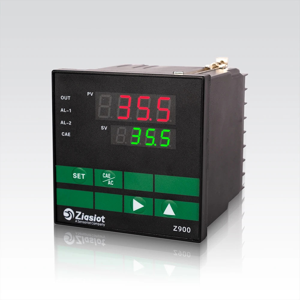 งานฝีมือที่ดี PID Dual Digital Temperature Controller RKC REX-C100 Thermostat วัสดุพลาสติก PID อุณหภ