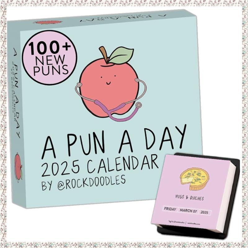 [kjyxgsncsjxsm] 2025 Punny Daily Desk Calendar 2025 Page A Day Dad Joke Calendar