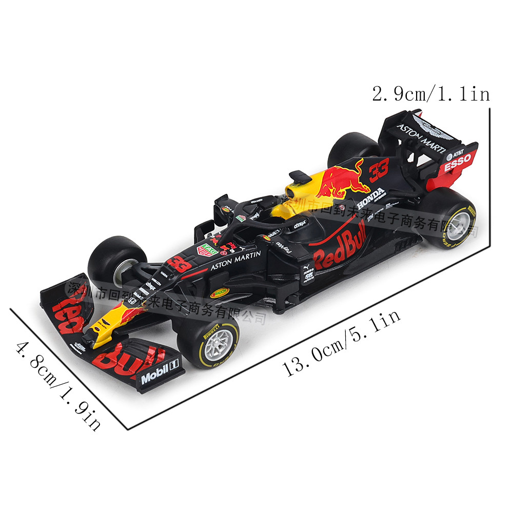 Bburago 1:43 Red Bull F1 2020 RB16 1 Max Verstappen รูปที่ 3