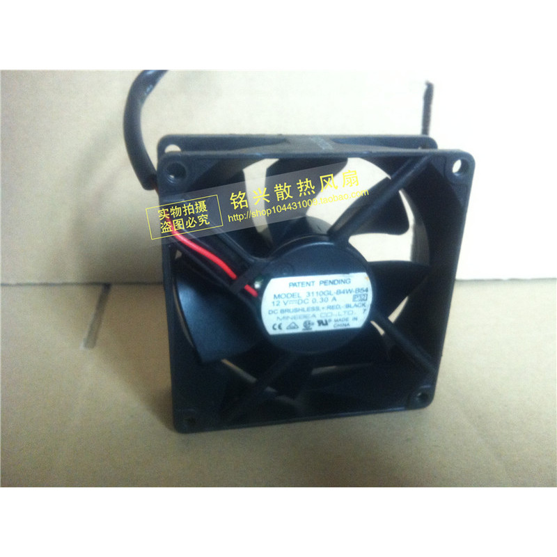 NMB 8 ซม.แชสซีพัดลม 8025 12v 0.30 3110GL-B4W-B54 Double Ball
