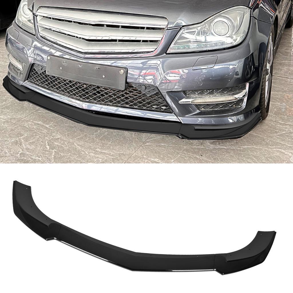 Ilike กันชนหน้า Lip Chin สปอยเลอร์ C Class W204 S 204 Facelift AMG Line 2011-2014 3 ชิ้น Splitter เป