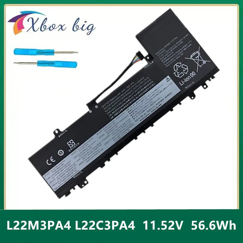 L22L3PA4 L22B3PA4 L22M3PA4 แบตเตอรี่แล็ปท็อป 5B11K39352 SB11K39364 11.52V/56.6Wh/4914mAh สําหรับ Ide