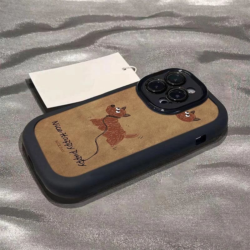 Happy Puppy เหมาะสําหรับเคสโทรศัพท์ VIVO Y300PRO/Y200/Y100 สไตล์ใหม่ IQOO13/12PRO Soft Z26.6.15