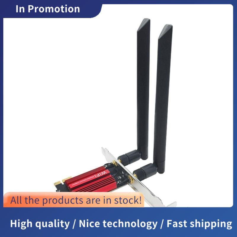 7265AC WiFi5 การ์ด 1200M Dual Band 2.4G/5G BT4.2 PCI-E อะแดปเตอร์ WIFI ไร้สายพร้อมเสาอากาศ 8DB สําหร