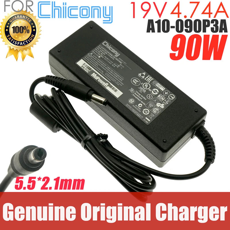 Original Chicony A10-090P3A 19V 4.74A 90W 5.5*2.1 มม.A090A084L อะแดปเตอร์ AC แล็ปท็อป Charger แหล่งจ
