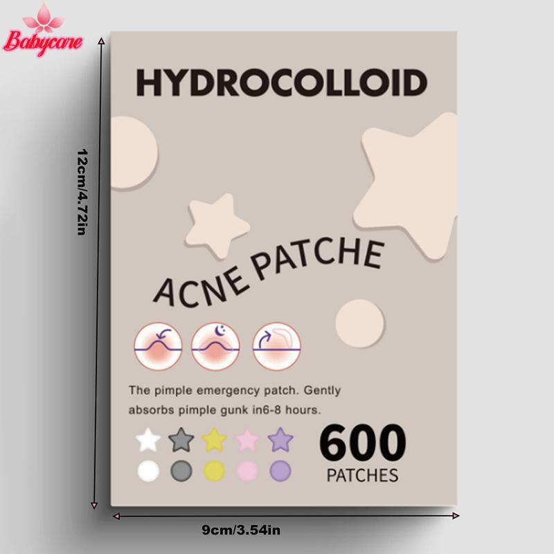 <BYCE-t> 600 ชิ้น/เซ็ต Star Pimple Patch สิวที่มีสีสันที่มองไม่เห็น Skin Care Stiers คอนซีลเลอร์ Fac