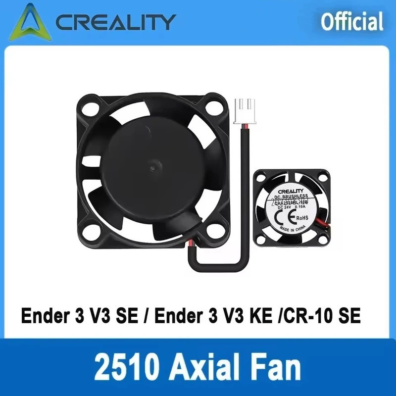 Creality Original Ender-3 V3 SE พัดลม 24v, Ender-3 V3 SE 2510 Axial พัดลมสําหรับ 3D เครื่องพิมพ์ End