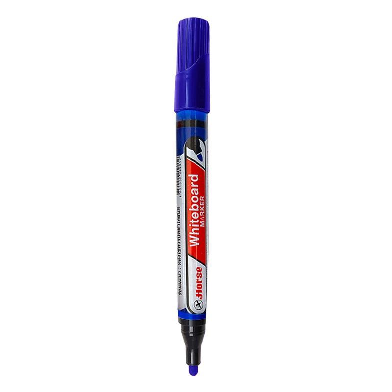 ปากกาไวท์บอร์ด HORSE รุ่น H-22 หัวกลม  สีน้ำเงิน สีดำ สีแดง( 1โหล)