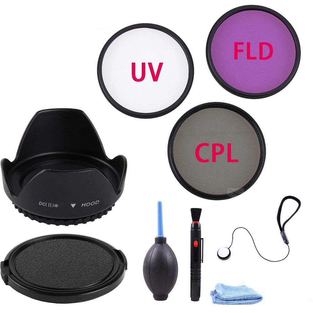 UV filter, CPL polarizer, FLD fluorescent filter, bubble lens, pen filter set, camera filter