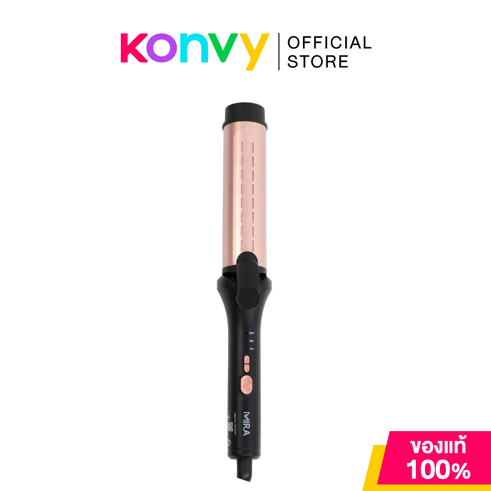 Miraplays Double Styler 2in1 Hair Curler & Hair Straightener 40mm มิร่าเพลย์ส เครื่องหนีบม้วนผม 2in1 แกน 40 mm.