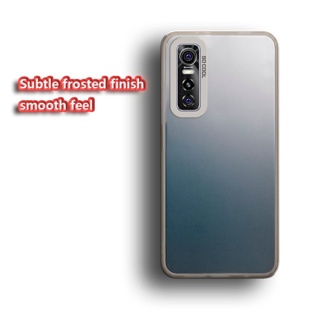 สําหรับVivo Y73s S7E V2031A V2031EA V2031A Slim FITซิลิโคนนุ่มกรณีเลเซอร์เนื้อต้านเชื้อแบคทีเรียกันก