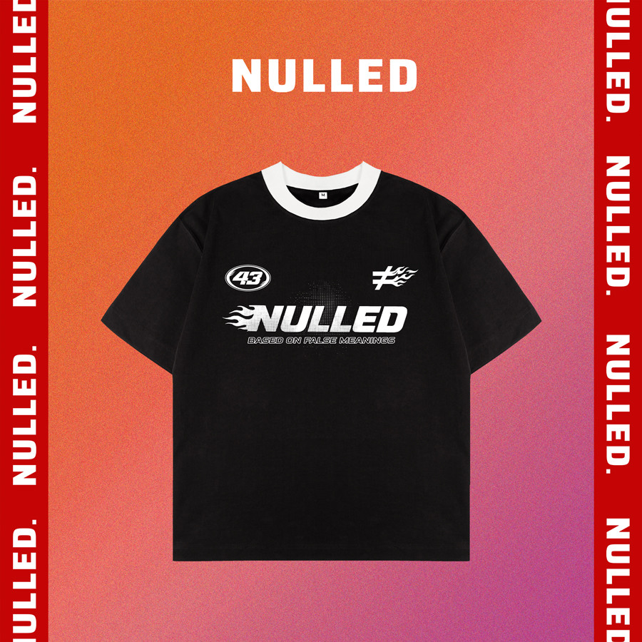 เสื้อยืดพิมพ์ลาย NULLED Racing Club Tee ทรงกล่องไดนามิก | N-T366-HC-T7-DVT