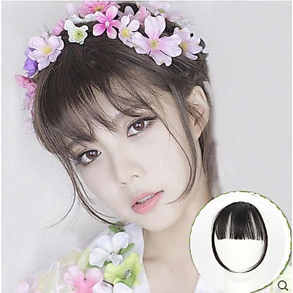 กิ๊บผมม้า Hairpiece ผมหน้าม้า วิกผมม้า รุ่นมีจอน