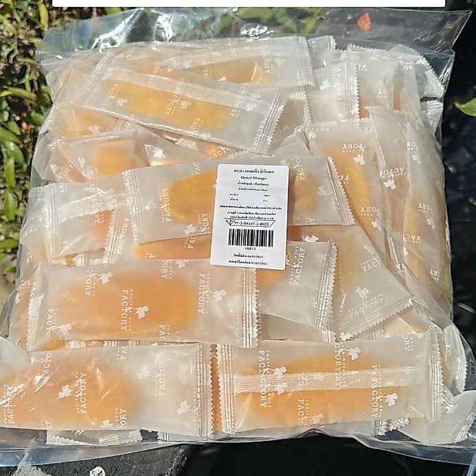 มะม่วงอบแห้งมินิมอล น้ำตาล1% 500g. ตรา Patta ผลิตจากมะม่วงสุก อบแห้ง 100%