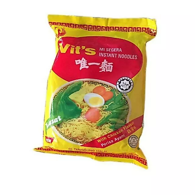 บะหมี่สำเร็จรูปมาเลย์ vit's รสไข่ 1ลัง/30 ซอง