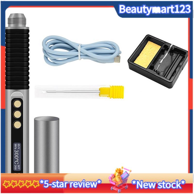 BMingหัวแร้งไฟฟ้า 70W จอแสดงผลดิจิตอลแบบปรับได้ BGA ซ่อมเครื่องมือฟังก์ชั่นการนอนหลับอัตโนมัติ