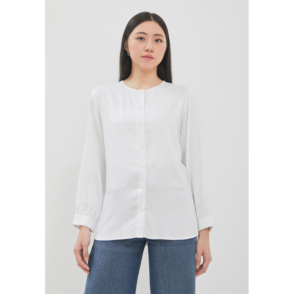 DUST Blouse Vyara White Comfease (D.116539)