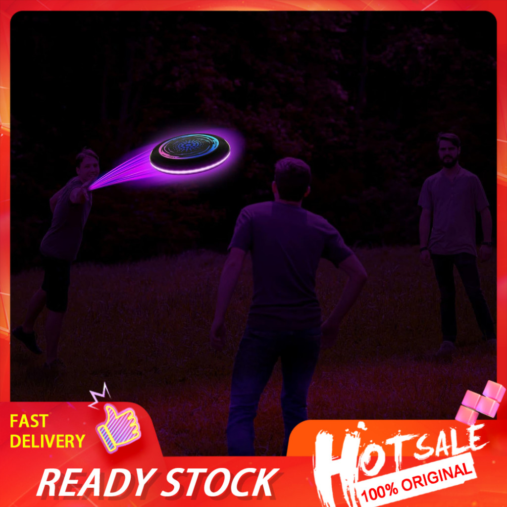 <wmaolian> ความแข็งปานกลาง Flying Disc Pe Flying Disc เด็ก Led Flying Disc ของเล่น – Light-up จานรอง