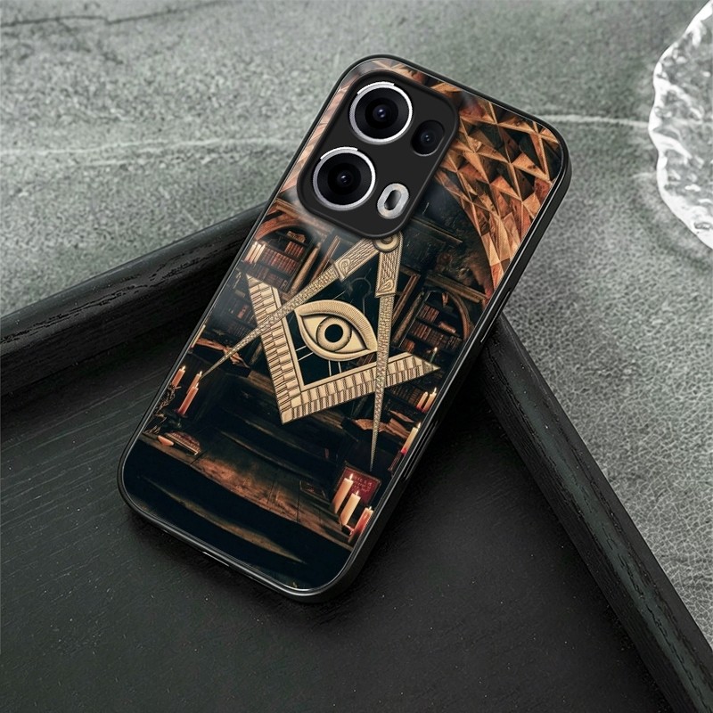 FREEMASON masonic 35 เคสโทรศัพท์สําหรับ Oppo A6X A52 A54 A74 4G A79 5G A94 AX7 Reno 11 12 13 11F 12F